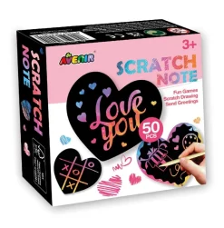 Avenir Creatief^Scratch Note Love You