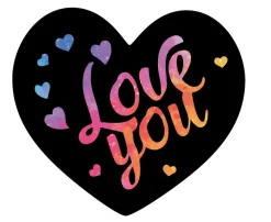 Avenir Creatief^Scratch Note Love You