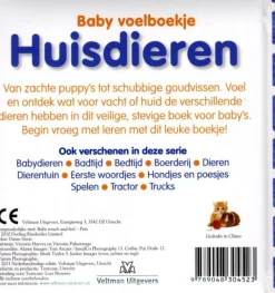 Veltman Uitgevers Voelboeken|Bekijk Alles^Baby voelboekje Huisdieren