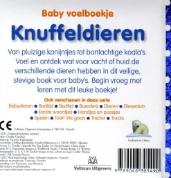 Veltman Uitgevers Voelboeken^Baby Voelboekje Knuffeldieren