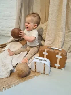 BamBam Buitenspeelgoed^Basketbal in Bruin Vintage