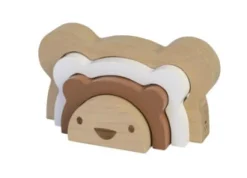 BamBam Babyspeelgoed^Stapelfiguur Bear Stacker Eco Friendly