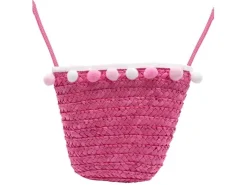BB Klostermann Tassen & Rugzakken^Schoudertas met Roze Pompons Roze