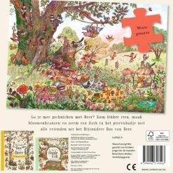 Lemniscaat Legpuzzels^Beers picknick puzzel 100pcs