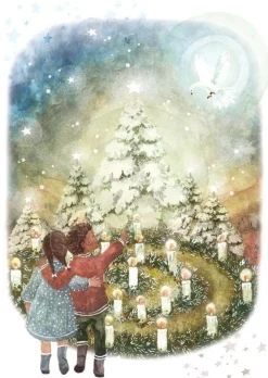 Bijdehansje Wenskaarten^Postkaart Christmas Wish