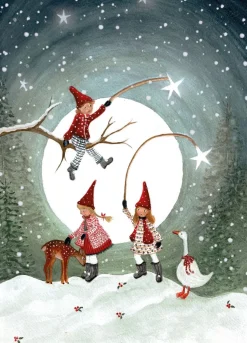 Bijdehansje Wenskaarten^Postkaart Gnome Children