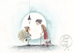 Bijdehansje Wenskaarten^Postkaart Granny