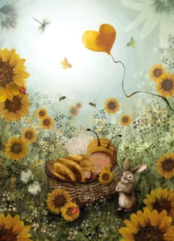 Bijdehansje Wenskaarten^Postkaart My Little Honeybee