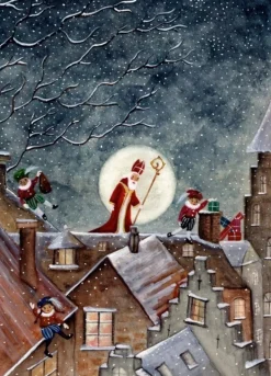 Bijdehansje Wenskaarten^Postkaart Sint