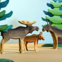 bumbu toys Hertachtigen|Wilde Dieren^Rendieren Familie set 3-delig