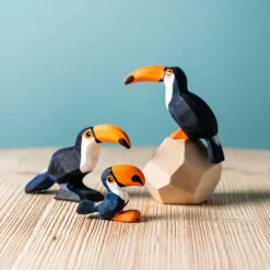 bumbu toys Vogels|Wilde Dieren^Toekan Familie set 3-delig