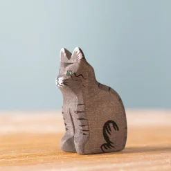 bumbu toys Katachtigen|Boerderijdieren^BumbuToys Kat Zwart Zittend