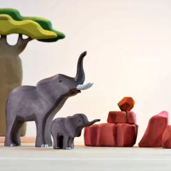 bumbu toys Olifanten|Wilde Dieren^BumbuToys Olifant Set 2-delig