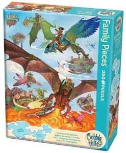 Cobble Hill Legpuzzels^Familiepuzzel Dragon Flight 350 pcs