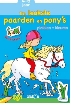 Ballon Kids Hobbyboeken^De leukste paarden en pony's plakboek