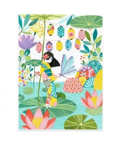 Djeco Creatief^Kleurplaten Japen in Portfolio Map 3-delig