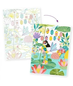 Djeco Creatief^Kleurplaten Japen in Portfolio Map 3-delig