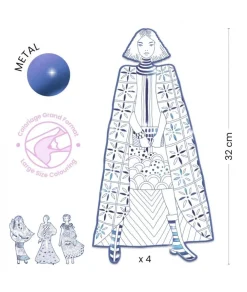 Djeco Creatief^Kleurplaten Mode Laura