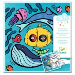 Djeco Creatief^Kleurplaten Oceaan