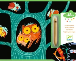 Djeco Creatief^Kraskaarten Learning about animals