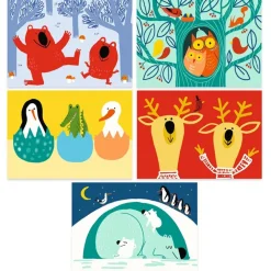 Djeco Creatief^Kraskaarten Learning about animals