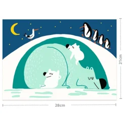 Djeco Creatief^Kraskaarten Learning about animals