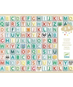 Djeco Creatief^Puffy Stickers Alfabet
