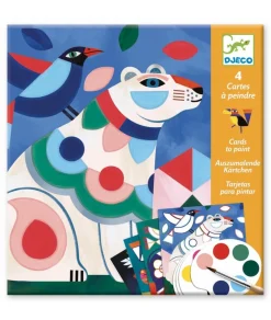 Djeco Creatief^Schilderkaarten Fanciful Bestiary