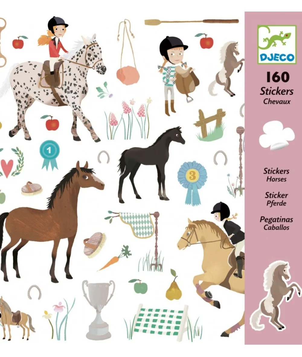 Djeco Creatief^Stickers Paarden