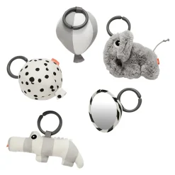 Done by Deer Babyspeelgoed|Knuffelspeelgoed^Activiteiten Speelkleed Deer friends Grey