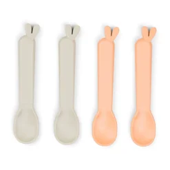 Done by Deer Kinderservies^Kinderlepel 4-delig Lalee Sand/Coral