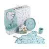 Done by Deer Kinderservies|Kraamcadeaus^Kinderservies Cadeauset Siliconen Blue