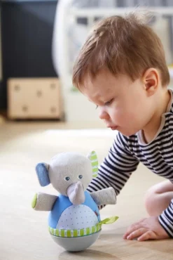 Haba Babyspeelgoed|Knuffelspeelgoed^Duikelaartje Olifant