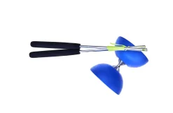 Eureka Buitenspeelgoed^Acrobat Rubber Diabolo Blauw met Alu handstokken