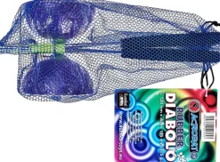 Eureka Buitenspeelgoed^Acrobat Rubber Diabolo Paars met Alu Handstokken