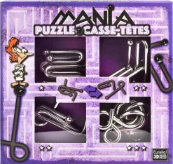 Eureka Breinbrekers|STEAM^Breinbreker Puzzel Mania Set 4-delig Paars