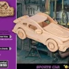 Eureka Creatief^3D Hout Model Gepetto´s Sports Car