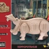 Eureka Creatief^3D Hout Model Gepetto´s Hippopotamus