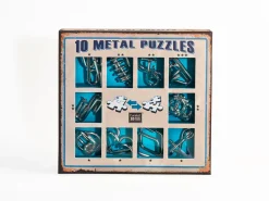 Eureka Breinbrekers^Metal Puzzle Blauw Set 10-delig