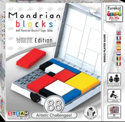 Eureka Denkspellen^Mondrian Blocks White Edition