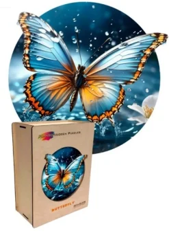 Eureka Contour Puzzels^Rainbo Houten Puzzel in Box Vlinder 200pcs