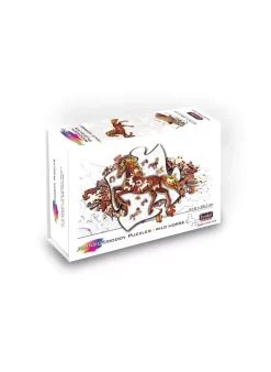 Eureka Houten Puzzels^Rainbo Houten Puzzel Wild Paard 103pcs