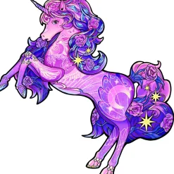 Eureka Houten Puzzels|Contour Puzzels^Regenboog Houten Puzzel Unicorn