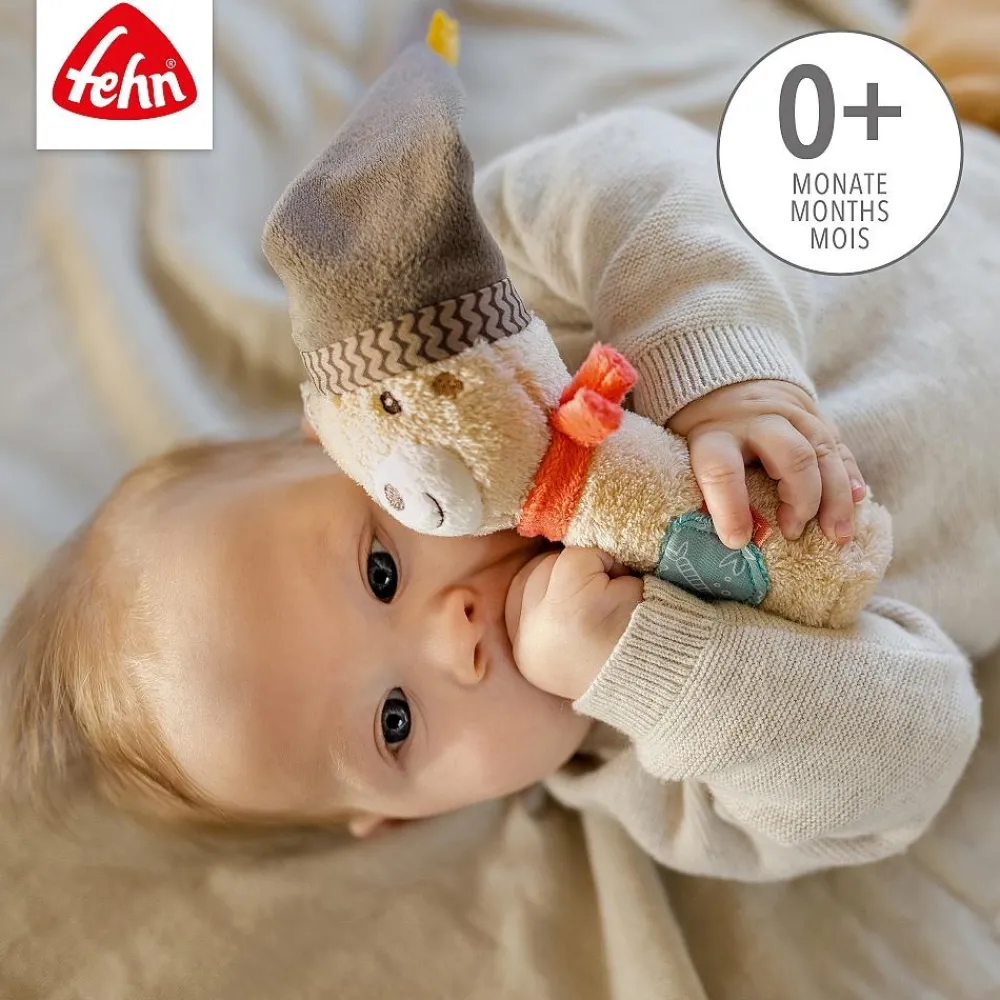 Fehn Babyspeelgoed^Grijpfiguur Beer