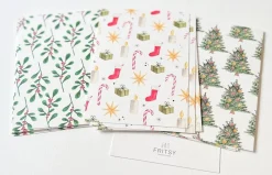 Fritsy Wenskaarten^Kerstkaart Hulsttakken met Envelop