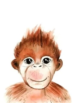 Fritsy Wenskaarten^Postkaart Aap