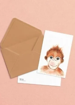 Fritsy Wenskaarten^Postkaart Aap
