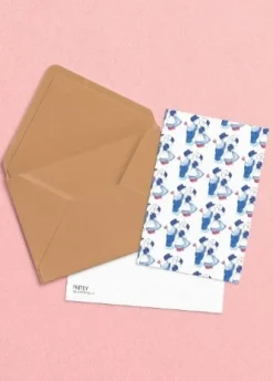 Fritsy Wenskaarten^Postkaart Delfts Blauw