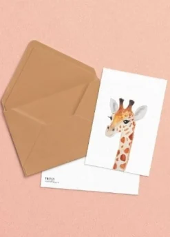 Fritsy Wenskaarten^Postkaart Giraffe