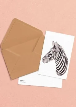 Fritsy Wenskaarten^Postkaart Zebra
